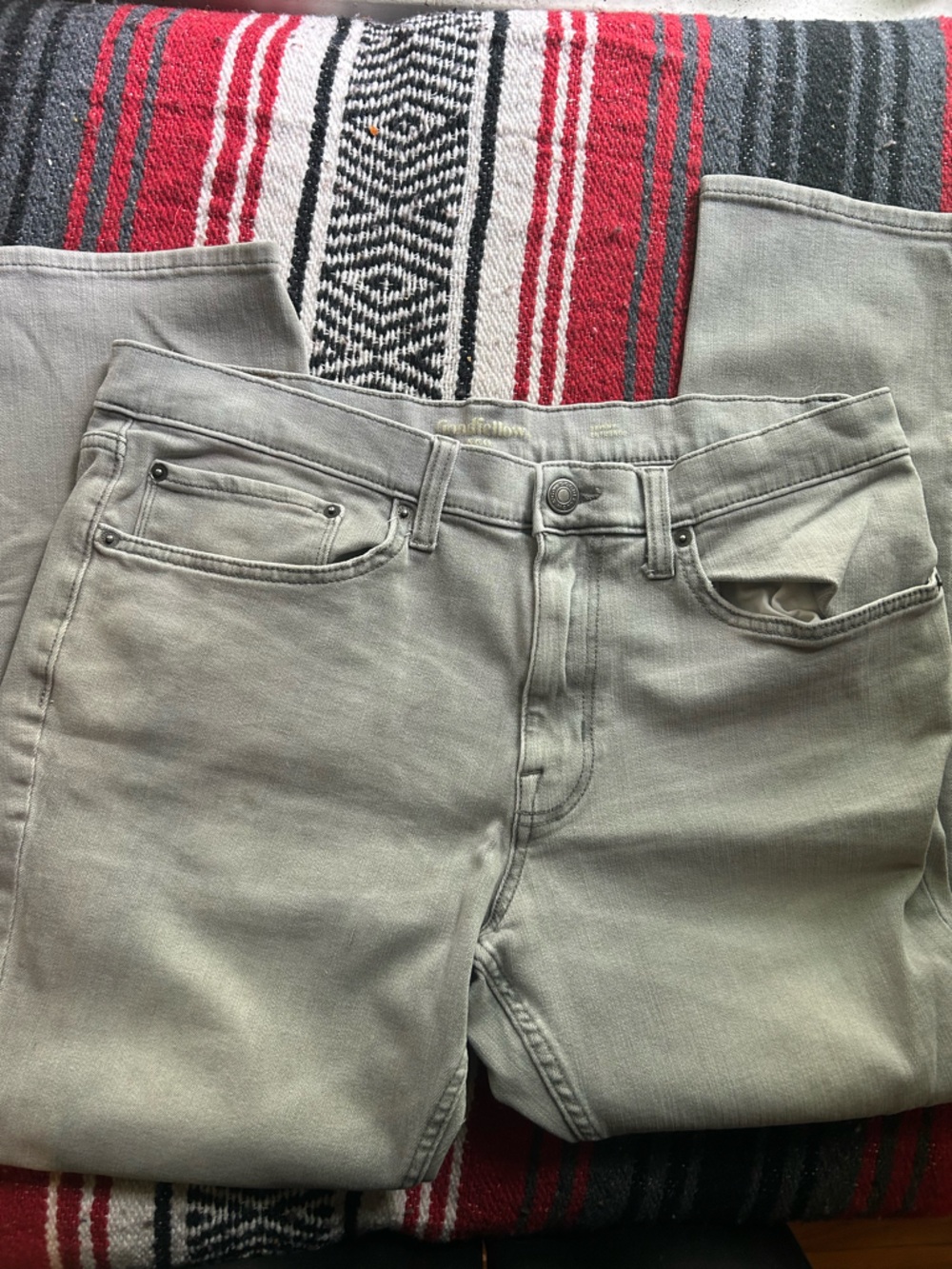 Goodfellow & Co Light Gray Slim Jeans